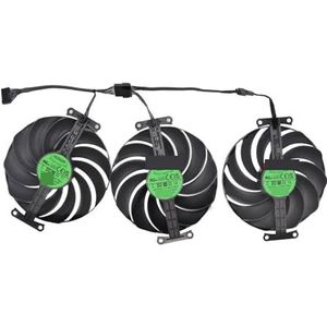 Videoventilator Grafische kaartkoeler GPU-kaarten Koeling T129215BU voor ASUS TUF Gaming RX 9070 XT OC TUF-RX9070XT-O16G-GAMING(3 Pcs Fan)
