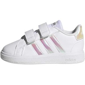 adidas Sneaker Grand Court 2.0 Cf I uniseks-kind tennisschoenen , ftwr white/iridescent/ftwr white , 22 EU
