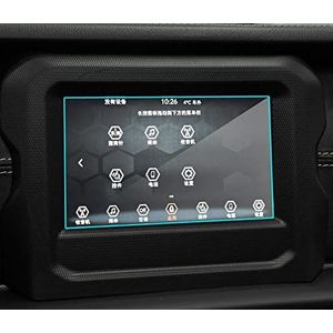 Voor Jeep Voor Wrangler JL Voor Uconnect 2018 2019 7 Inch/8.4 Inch Gehard Glas Screen Protector Screen Beschermfolie Auto GPS Navigatie (Color : 7inch)