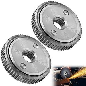 2 Stuks Snelspanmoer voor Haakse Slijpers, M14, voor Hitachi, Metabo, AEG, Decker & Black, Dewalt, Flex