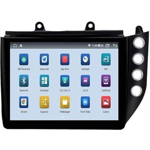 Android 14 GPS Navigation Stereo voor Maserati GranTurismo GT 2007-2017 10.4 Inch 2 Din Car Stereo Radio met CarPlay AHD Omgekeerd beeld Bedieningselementen op het stuur(RHD,A4 8core-8+128G)