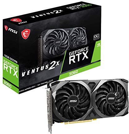MSI VENTUS GeForce RTX 3060 2X 12G OC NVIDIA 12 GB GDDR6