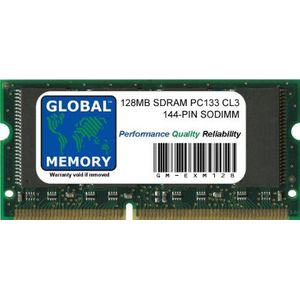 128MB PC133 133MHz 144-PIN SDRAM SODIMM GEHEUGEN RAM VOOR AKAI MPC500 / MPC1000 / MPC2500 SAMPLERS (EXM128)
