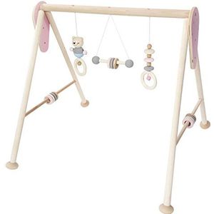 Hess-Spielzeug Houten Speelgoed, Babyspeelgoed Van Hout,, Ca. 60 X 55 X 55 Cm, Roze