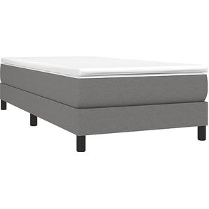 vidaXL-Boxspringframe-stof-donkergrijs-90x200-cm