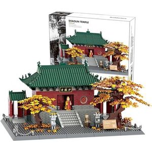 1526pcs Set Bouwstenen Model Songshan Shaolin Tempel van Beroemde Chinese Architectuur Creatieve Assemblage Speelgoed voor kinderen en volwassenen Compatibel met lego