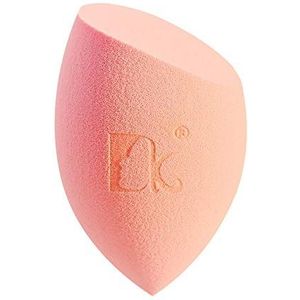 DOLOVEMK Make-up Beauty Sponzen Blender 1 Pack - Latex vrij, zachte foundation mengspons, applicator sponzen voor room, vloeistof en poeder (schuine vorm) (roze)