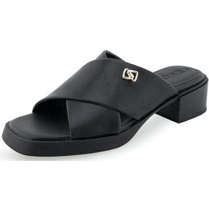 Aerosoles Duane Slide sandaal voor dames, Zwart Pu, 42 EU