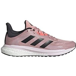 adidas - Solar Glide 4 ST W - Damessneaker - Wonder Mauve/Carbon/Turbo - Gemaakt van gerecyclede materialen