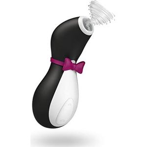 Martinella Pinguïn Sucker Clitoris Vibrator | Vaginale Air Pulse Clit Stimulator voor Krachtig Orgasme | Mooie & Leuke Vrouwen Sex Toy Vibrator, Oplaadbaar, Zwart & Wit