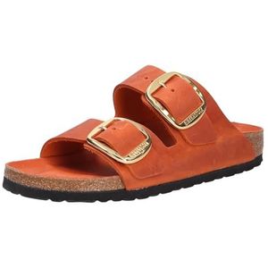 BIRKENSTOCK Damesslippers, oranje, 39 EU Smal