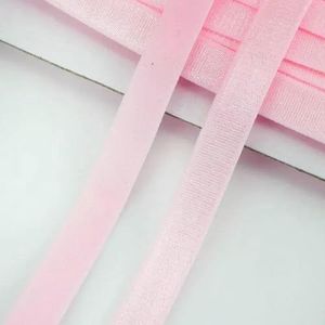 5/10M 8/10/12mm Nylon BH-band Elastische band Ondergoed Schouder Rubberen band Naai-elastische linten DIY Kledingaccessoires-Roze-10mm-10Meters