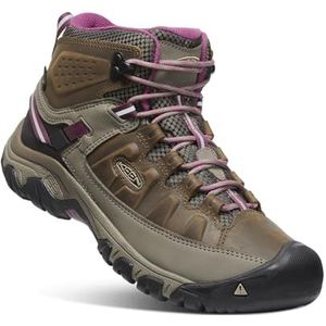 Keen Targhee III Mid Dames Wandelschoenen Weiss/Boysenberry - Bruin - Leer