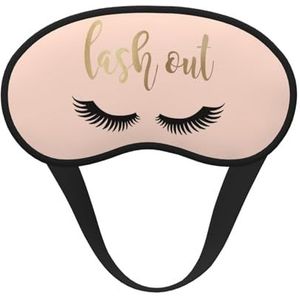 GSGCSBYMLG Wimper bedrukt verduisterend slaapmasker zacht verduisterend oogmasker slapend oogmasker