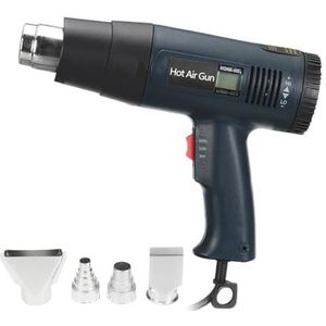 2000 W Heteluchtpistolen Verwarmingsmachine Warmte Heteluchtmachine Dubbele Temperatuur Met 4 Mondstukken Krachtige Motor