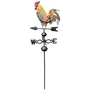 Windwijzer,Windhaan,Weathervane Gietijzeren Haan IJzeren Cock Windvaan Haan, Weathervane Roestvrij staal voor Tuin Patio Yard Ornament Decoratie Cockeral Weathervane