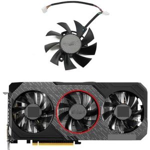 75MM 7Pin FD8015U12D GTX1660 RX5700 RX5700XT voor ASUS voor GTX 1660Ti 1660super RX 5700 XT TUF X3 OC grafische koelventilator(B-Fan)