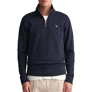 GANT Heren Original Half Zip Sweat Sweatshirt, evening blue, 3XL