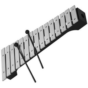 Klokkenspel 15 noten klokkenspel houten basis aluminium stok percussie-instrument met draagtas