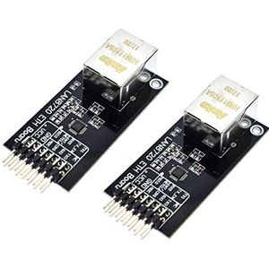2pcs LAN8720 Ethernet Board Network Module Ethernet Transceiver RMII Interface Development Board