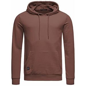 Red Bridge Premium Basic Hoodie voor heren, M2150, bruin, L