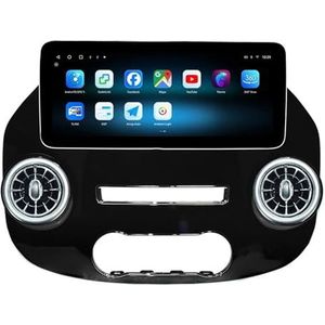 Android 14 GPS Navigation Stereo voor Mercedes Benz Vito W447 2014-2022 12.3 Inch 2 Din Car Stereo Radio met CarPlay AHD Omgekeerd beeld Bedieningselementen op het stuur Bluetooth(S6 8G+128G)