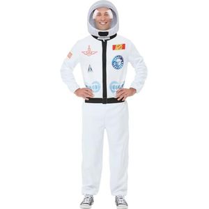 Funidelia | Astronaut kostuum voor vrouwen en mannen Rruimtevaarder - Kostuum voor Volwassenen, Accessoire verkleedkleding en rekwisieten voor Halloween, carnaval & feesten Maat - XXL - Wit