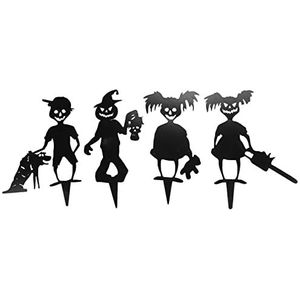 Cute Zombies Metal Art, weerbestendige Zombie Girl Yard Stakes voor gazon voor tuin voor Yard