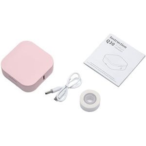 Q30 Labelprinter Miniprinter Zakformaat Thermische Labelmaker Draadloze Sticker Zakformaat Draagbare Printer(Pink)