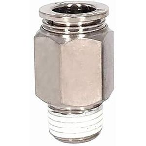 Pijpmontage, volledig metalen schroefdraad recht; BPC401