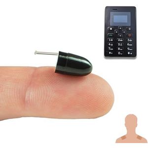 PingaOculto Spy Oortelefoon GSM Spion Draadloze Oortjes Verborgen Mini Onzichtbaar NanoSIM-kaart met Microfoon Kleefstrips - Oordopjes Draadloos Oortjes (Spy Oortelefoon Vip Pro UltraMini GSM-kaart)