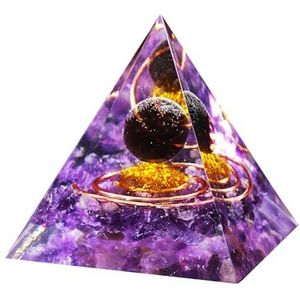 Maansteen Kristal Piramide Kristallen Piramide Met Positieve Energie Grote Kristallen Piramide Amethist Kristallen Piramide Ogoniet Voor Yoga, Meditatie, Chakra Balans, Stressverlichting