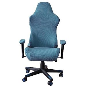 stoelhoezen Game Chair Cover Hoes Stretch Seat Chair Cover voor lederen computer Gamer Chair Protector hoezen voor eetkamerstoelen (Color : As show-02)