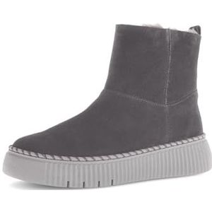 Gabor - Chelsea Laarzen - Donkergrijs - Enkellaarsjes - Lamsvacht - Warme Voering