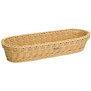 Westmark multifunctionele/baguettemand, geschikt voor de horeca, ovaal, ca. 40 x 16 x8 cm, synthetische vezel, Saleen-editie, lichtbeige, 02051730101