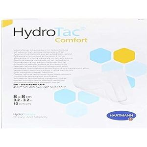 HydroTac - Comfort - Schuimverband - 8 x 8 cm - 10 Stuks