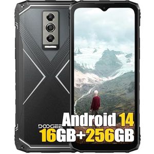 DOOGEE Blade 10 Pro 16Go+256Go Telephone Portable Incassable 2025, Android 14 Téléphone Débloqué, 5150mAh, 50MP+8MP, 6.56""HD+ 90Hz Smartphone Incassable Etanche, Dual 4G LTE,GPS,NFC,OTG,FM,Widevine L1