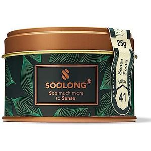 Soolong Sense South Africa Nr41 Rooibos Thee - Zacht & Kruidig - Venkel, Gincko & Basilicum - Duurzame Losse Thee - Rooibos uit Zuid Afrika - Blik 25gram