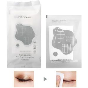 Gezichtsdoekjes Make-up Remover,Make-up Remover Doekjes voor Gezicht,10 STKS gezichtsreinigingsdoekjes - Gezichtsdoekjes voor gezicht, ogen, lippen, verwijder vuil, olie, make-up en