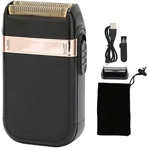 Elektrisch Scheerapparaat, Zwevende Snijkop Elektrisch Scheerapparaat Fit op de Huid Baardscheerapparaat voor Heren Oplaadbaar Snelle Scheersnelheid Haar- en Baardtrimmer