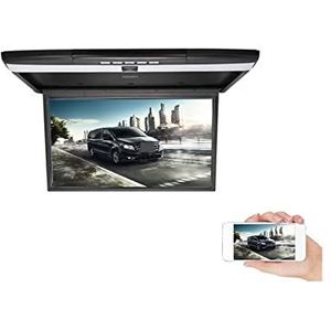 Draagbare dvd-speler voor videospelers op hoofdsteunen in auto's 17.3 Inch Auto Monitor HD Lcd-scherm Auto Plafond Dak Mount Display Multimedia TV Auto Video Player HDMI IR FM Link met HD-roterend sch