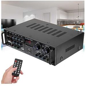 Audioversterker, AV-6060BT Home Digitale versterker Bluetooth 5.0 Audio 800W Car Stereo versterker Karaoke Professional Amp Subwoofer