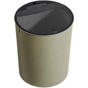 Prullenbak For Badkamer Met Drukdeksel For Keuken, Slaapkamer, Toiletruimte(Grün)