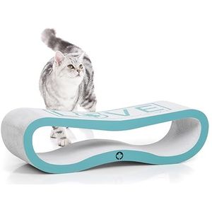 CanadianCat Company | Krabplank / krabkarton voor katten - Orbit 2.0 in turquoise van CanadianCat - Made with Love