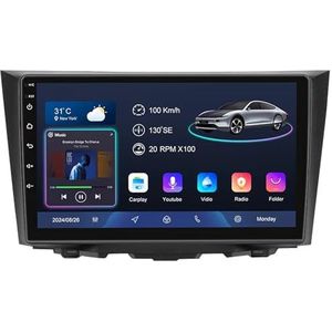 Android 14 9 Inch Touchscreen Autoradio 2 Din voor Suzuki Kizashi 2009-2015 met CarPlay & Android Auto Stuurbediening GPS Navigatie AHD Backup Camera Bluetooth (YS40 (6+128G))
