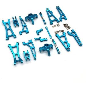 For MJX 1/16 16207 m162 RC afstandsbediening auto metalen onderdelen swingarm stuurkop achterwiel zetel kwetsbare set(SKY BLUE)