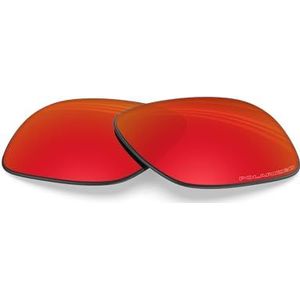 BlazerBuck Anti-zout gepolariseerde vervangende lenzen voor Oakley Holbrook OO9102 - Fire Red