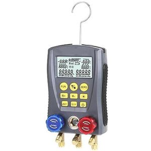 Manometer, Manometer Koeling Digitale Vacuüm Druk Manifold Tester Meter Temperatuur Tester Manometer