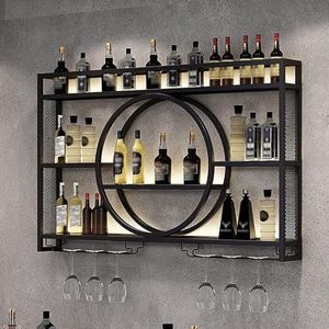 Smeedijzeren wijnrek tafel met houten blad - Malle Peer Smeedijzeren wijnrek tafel met houten blad - Malle Peer