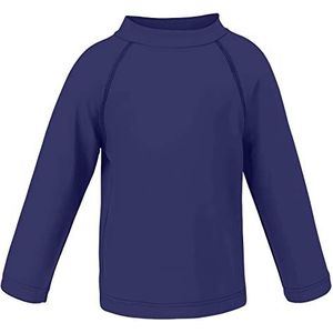 LACOFIA Kinderen Jongens Zwemshirt Zonnebeschermend Kinderen UV Zwemkleding met Lange Mouw Sneldrogende Badmode Rash Guard Shirts Marineblauw 2 jaar